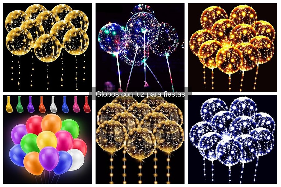 Seguridad de los Globos con Luz para Niños en Fiestas