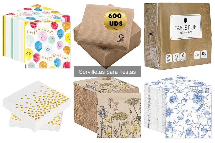 Servilletas ecológicas para fiestas: beneficios y opciones