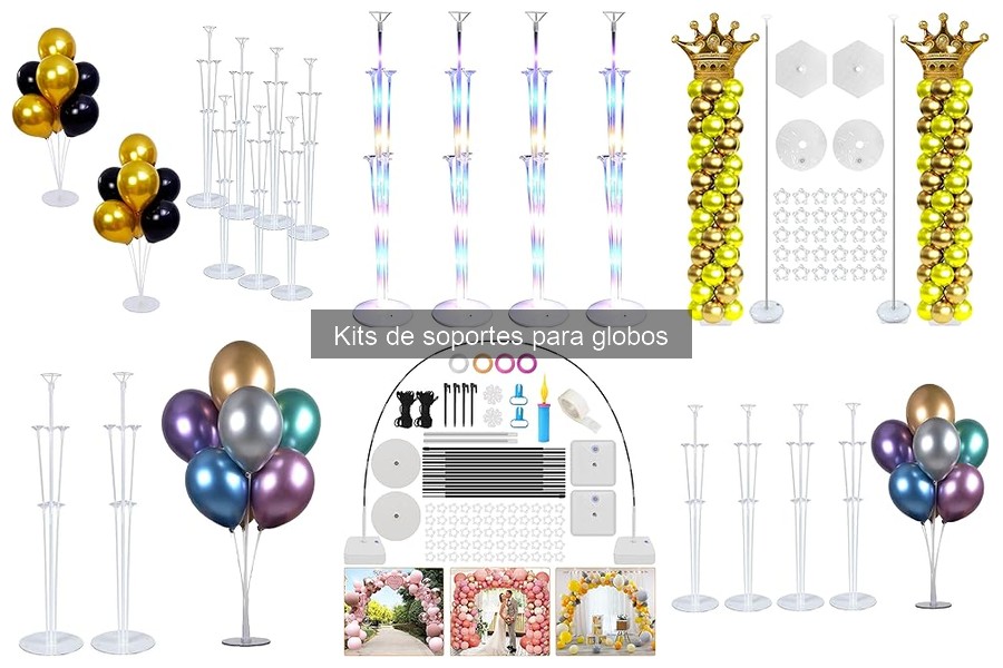 Soluciona problemas comunes con kits de soportes para globos
