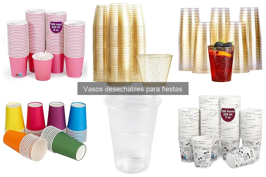 Soluciona problemas comunes con vasos desechables para fiestas
