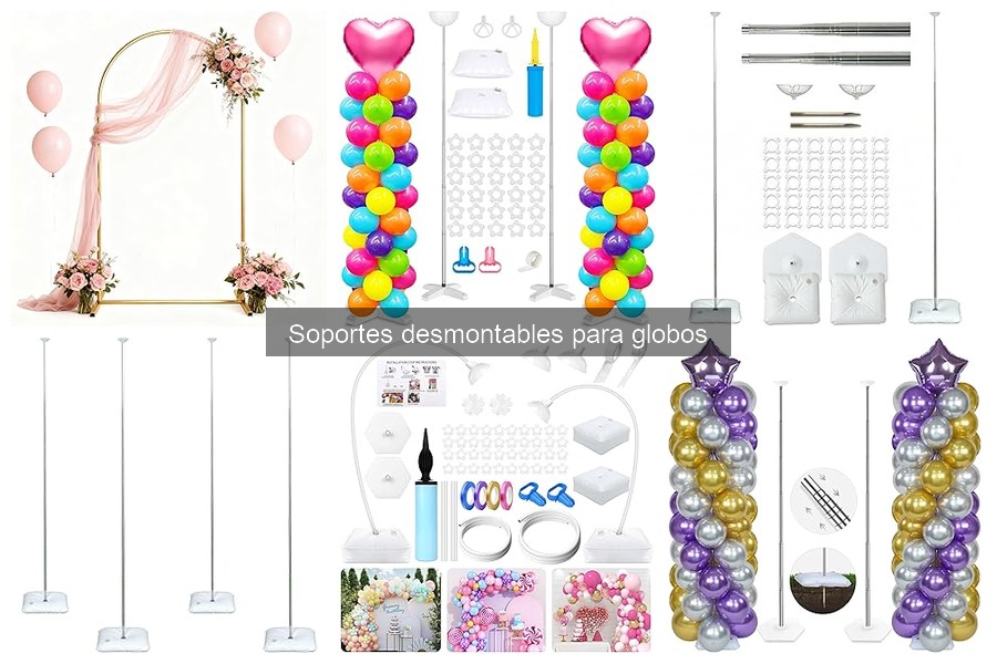Soluciones alternativas para sostener globos sin soporte