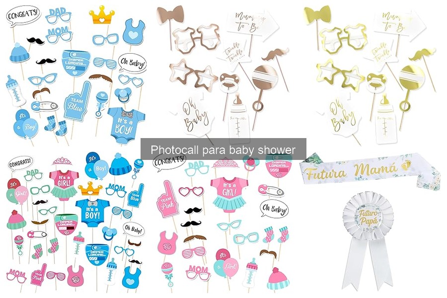 Temas populares para photocalls de baby shower en 2023
