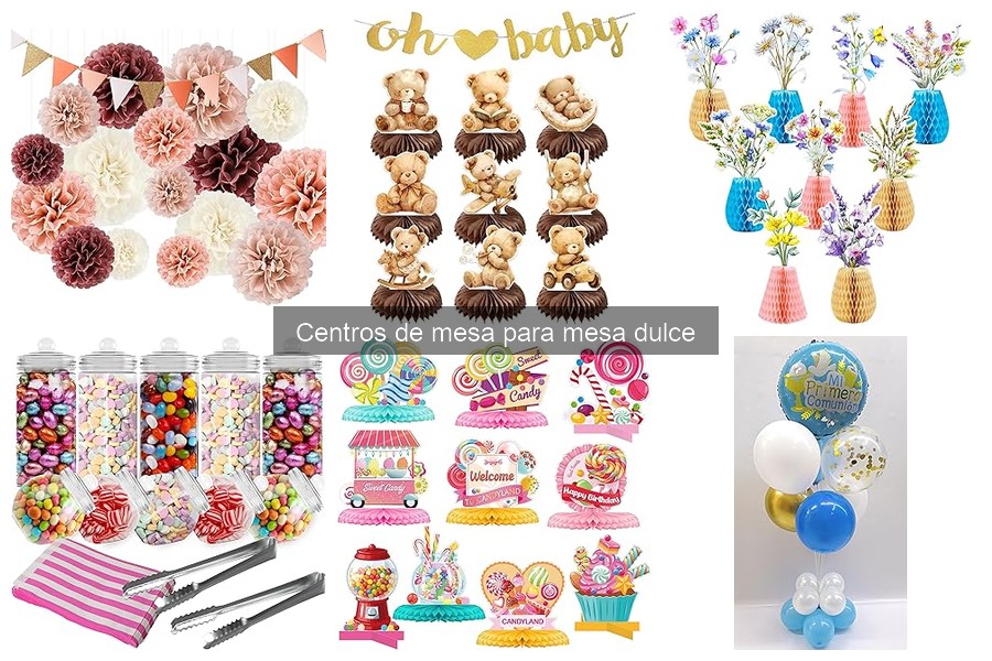 Tendencias Actuales en Centros de Mesa para Mesa Dulce