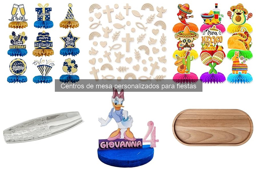 Tendencias en Centros de Mesa Personalizados para Fiestas