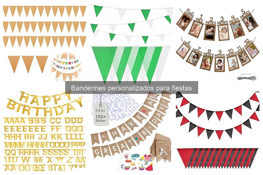 Tendencias en Diseño de Banderines Personalizados para Fiestas