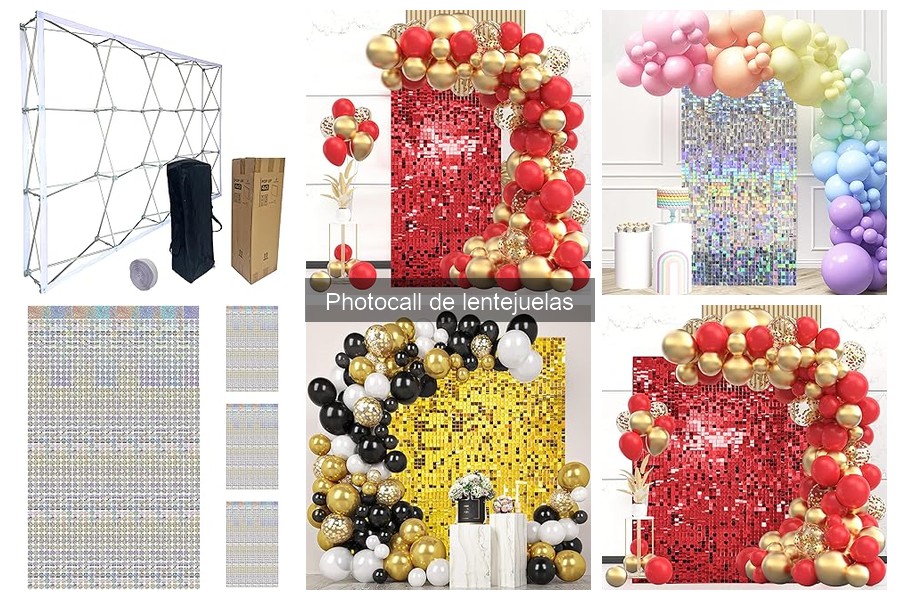 Testimonios reales sobre photocalls de lentejuelas