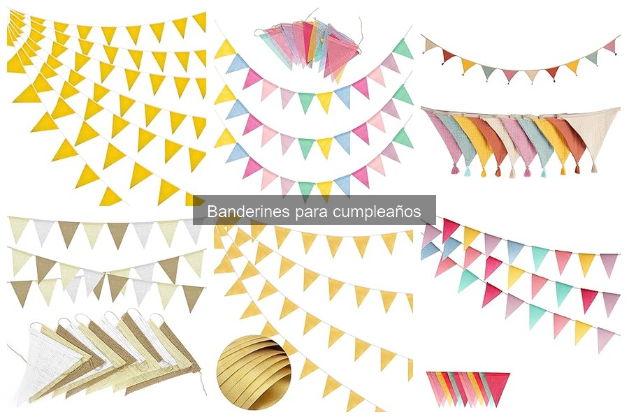Tipos de Banderines para Cumpleaños: Guía Completa