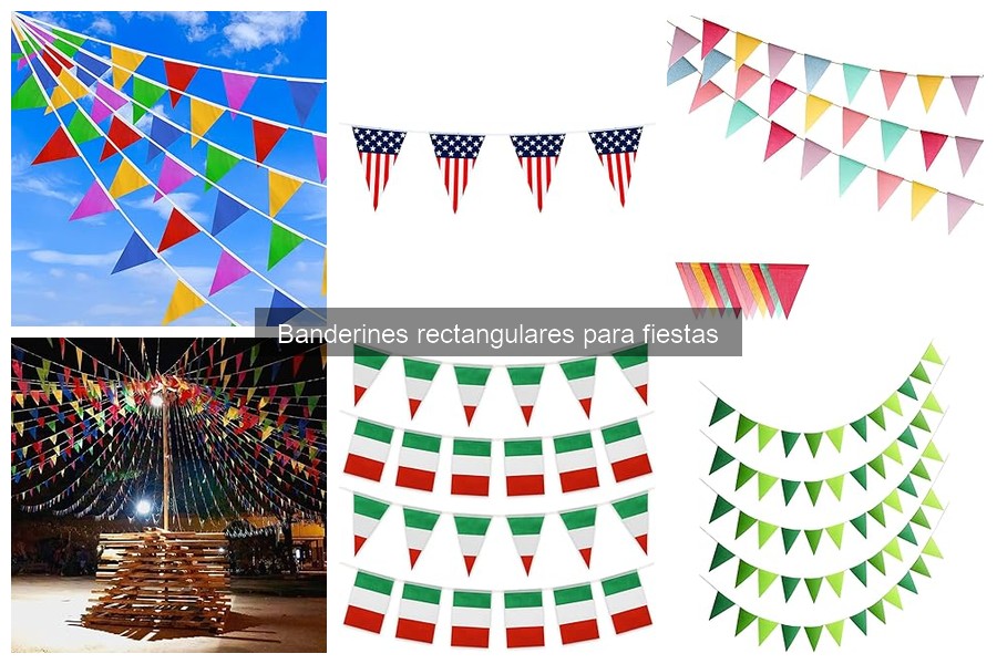 Tipos de Banderines Rectangulares para Fiestas: Guía Completa