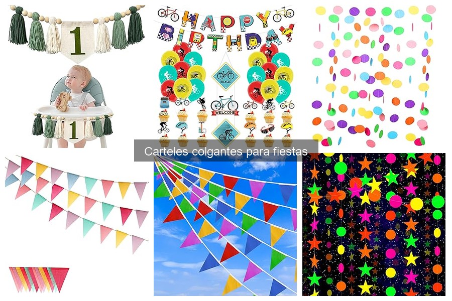 Tipos de Carteles Colgantes para Fiestas: Guía Especializada