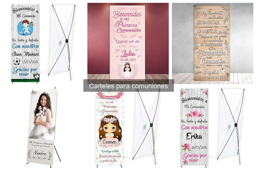 Tipos de Carteles para Comuniones: Guía Completa