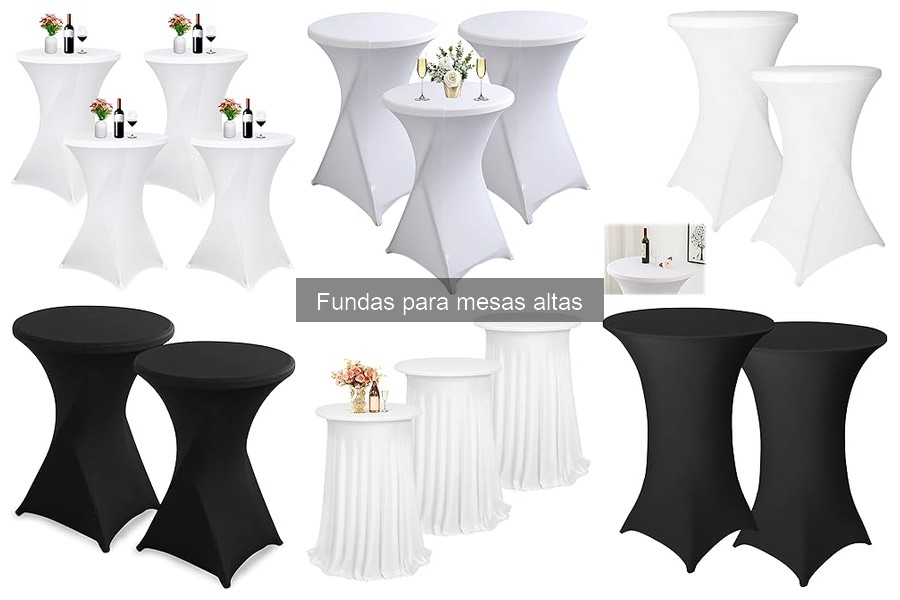 Tipos de fundas para mesas altas: usos y ventajas