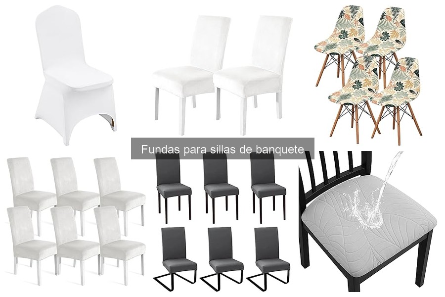 Tipos de fundas para sillas de banquete: guía completa