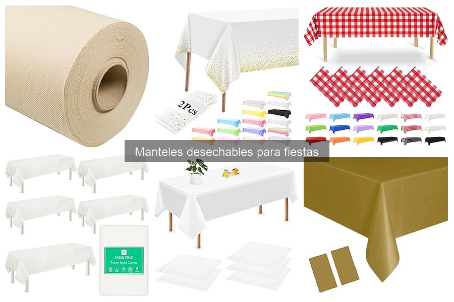 Tipos de manteles desechables para fiestas: guía completa
