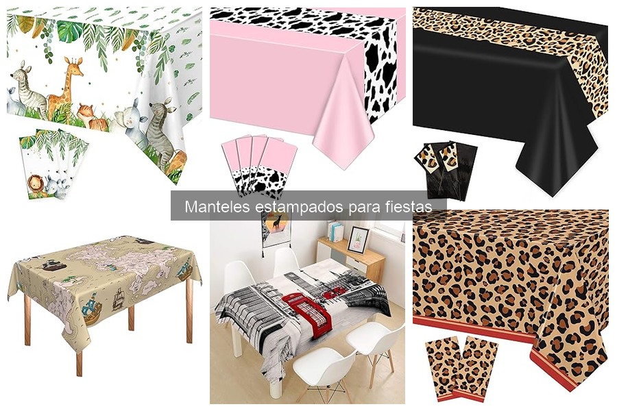 Tipos de manteles estampados para fiestas: ¡Descubre opciones!