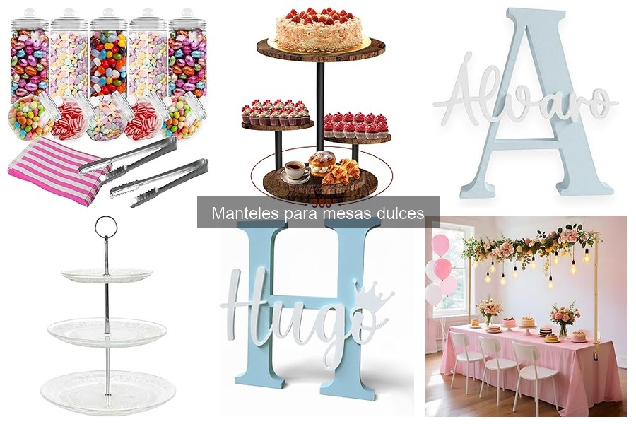 Tipos de manteles para mesas dulces: Guía completa