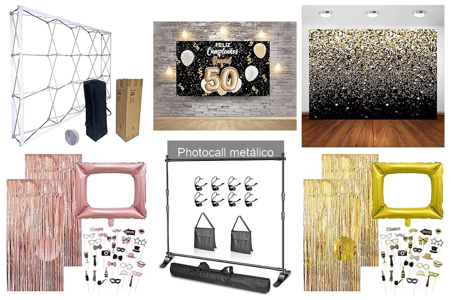 Tipos de Photocalls Metálicos para Eventos: Guía Completa