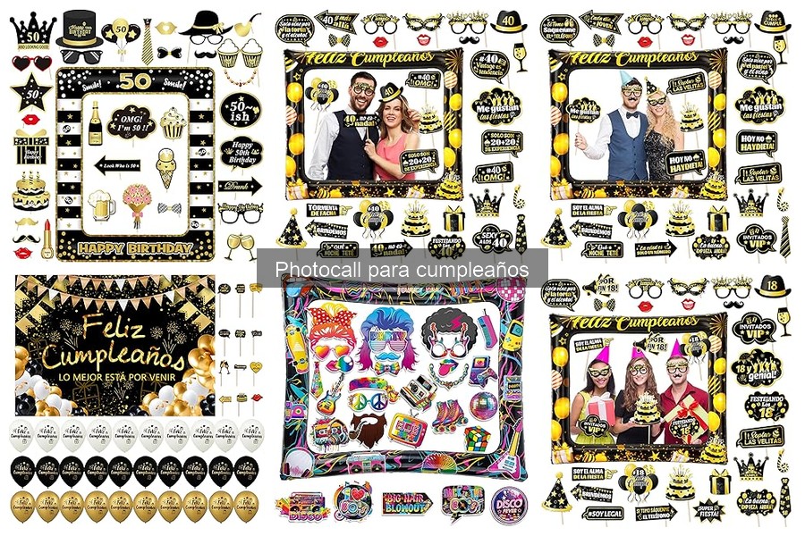 Tipos de photocalls para cumpleaños: ¡Decora tu fiesta!