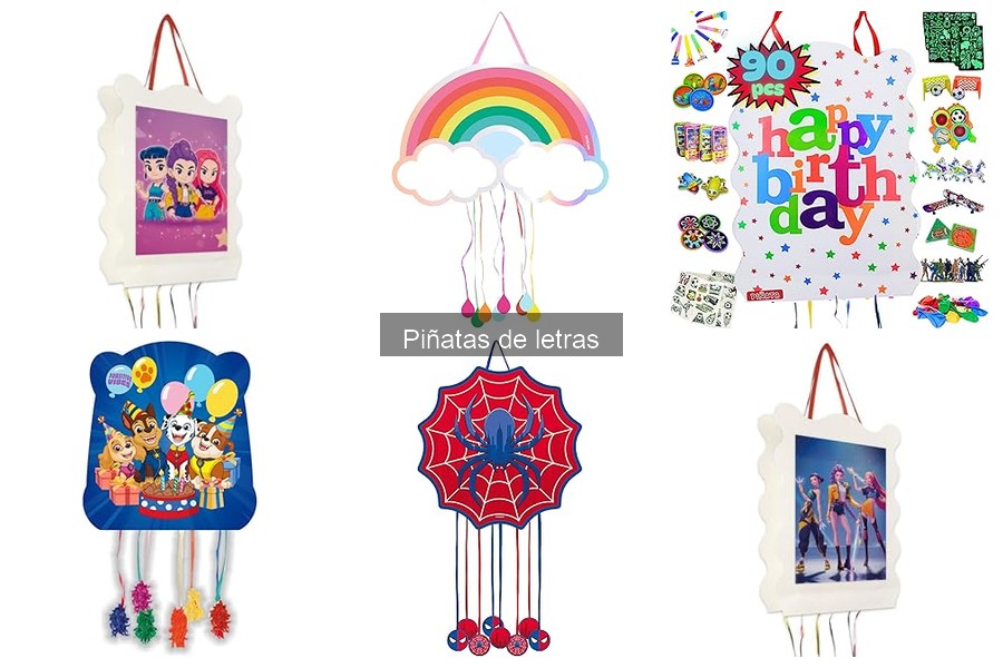 Tipos de piñatas de letras: diseños para tus fiestas