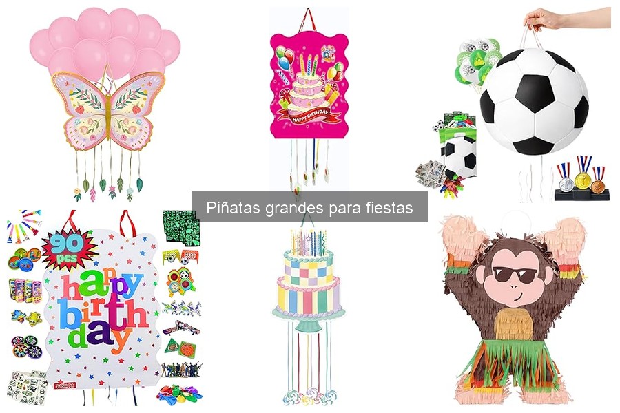 Tipos de Piñatas Grandes y Usos en Fiestas Inolvidables