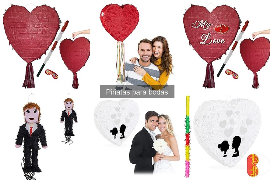 Tipos de piñatas para bodas: personalizadas y temáticas