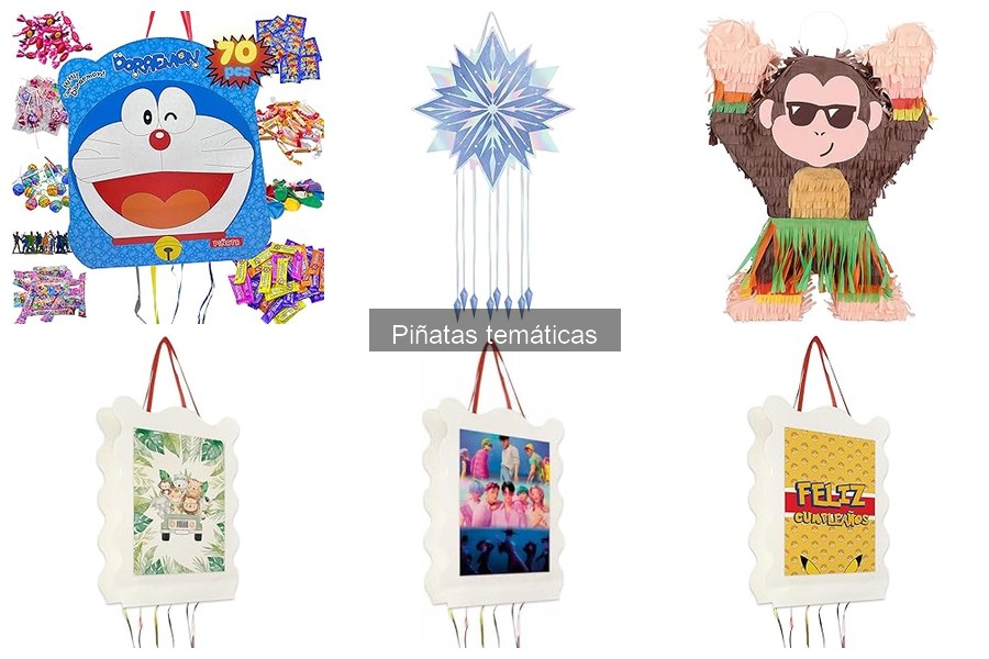 Tipos de piñatas temáticas para cada fiesta