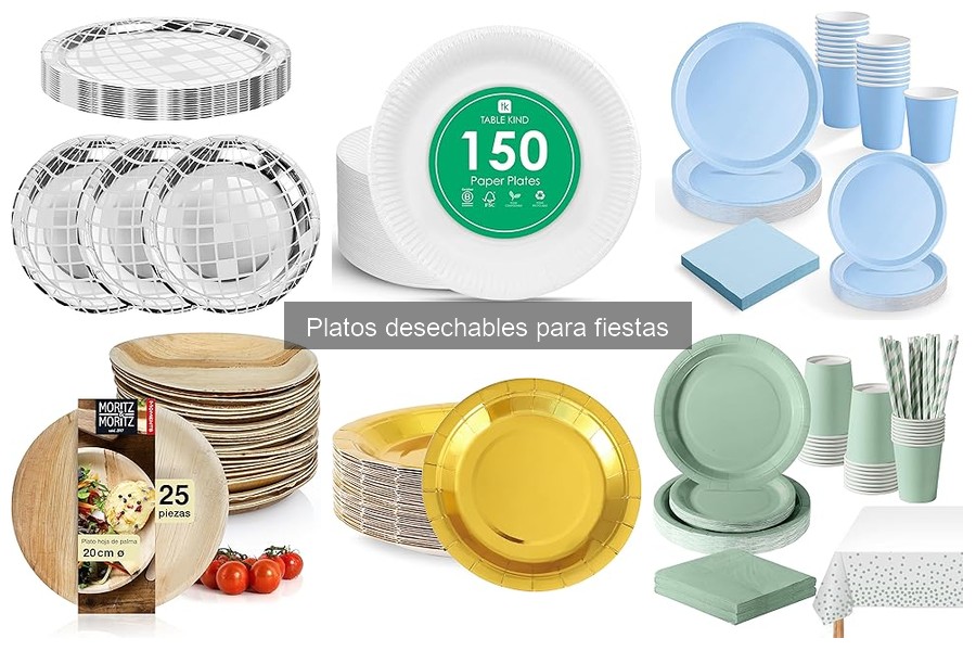 Tipos de platos desechables para fiestas: Guía completa