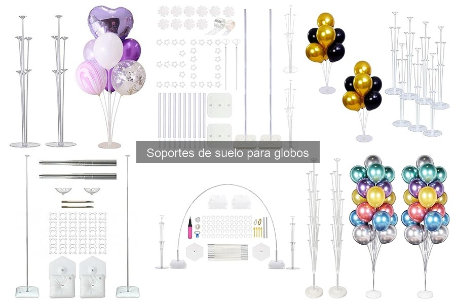 Tipos de Soportes de Suelo para Globos: Características y Ventajas