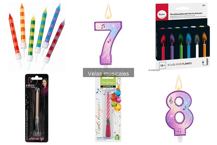 Tipos de Velas Musicales para Celebraciones