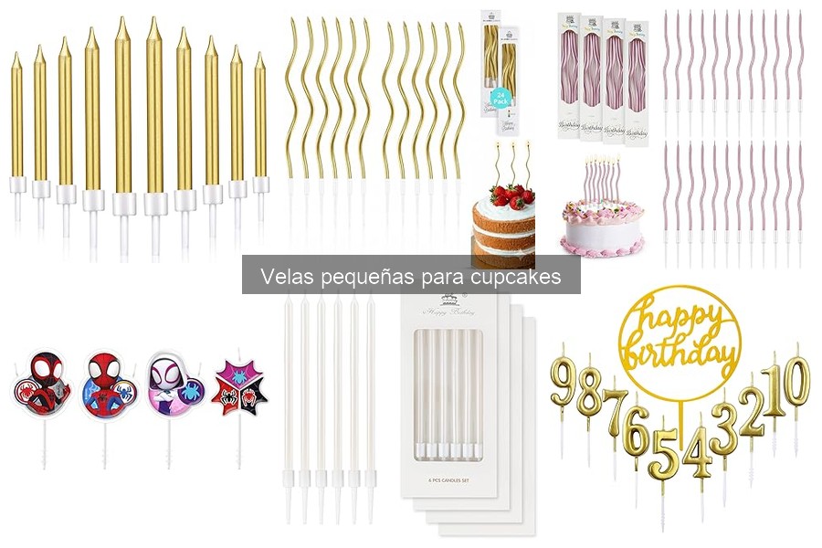 Tipos de Velas Pequeñas para Cupcakes y Sus Usos