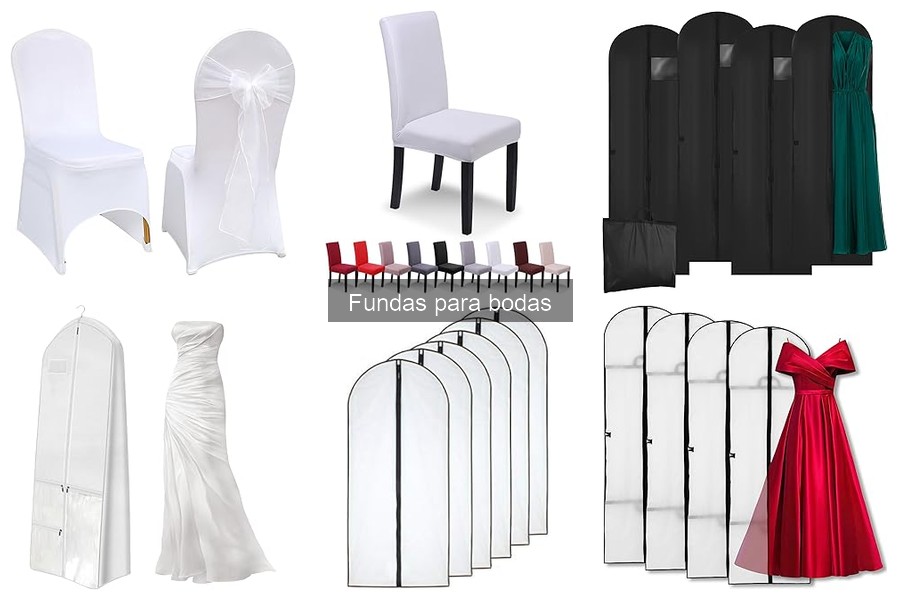 Todo sobre las fundas para bodas: tipos y usos