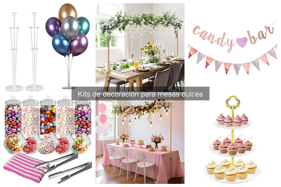 Todo sobre los kits de decoración para mesas dulces