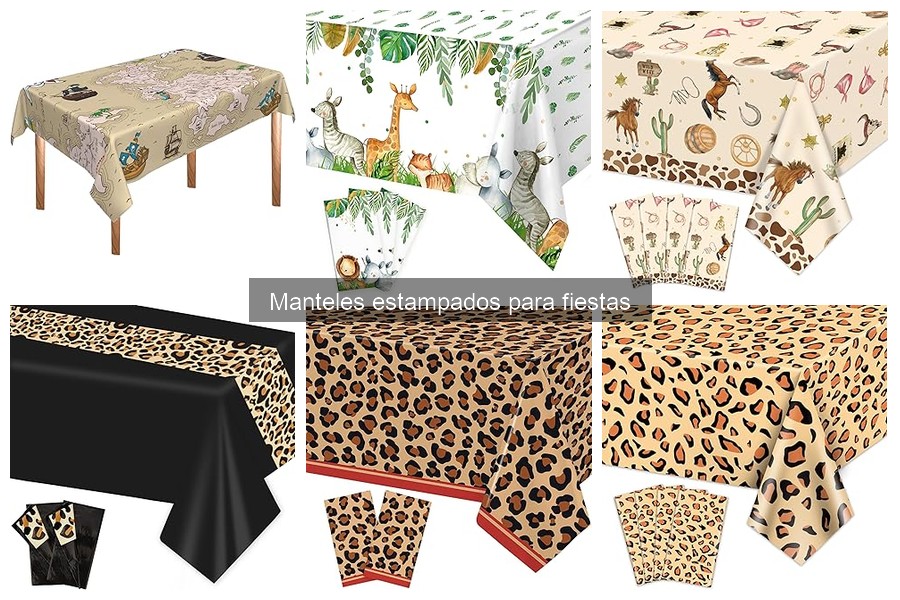 Todo sobre los manteles estampados para fiestas