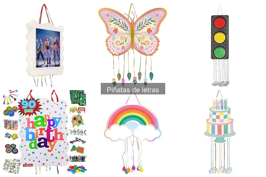 Todo sobre piñatas de letras: definición y uso en fiestas