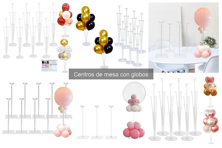 Transporta tus centros de mesa con globos sin dañarlos