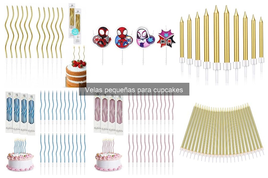 Velas biodegradables para cupcakes: la opción ecoamigable