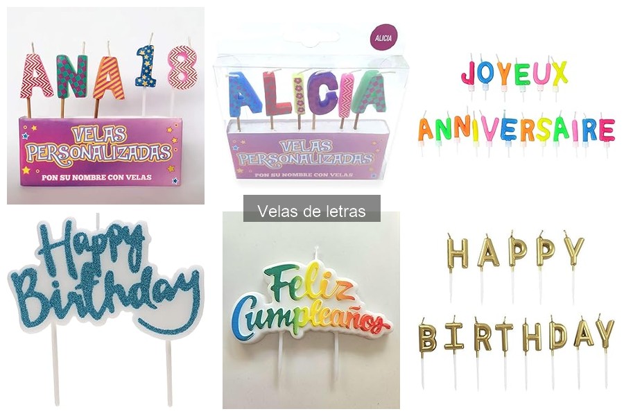 Velas de letras en fiestas: ¿Son seguras para usar?