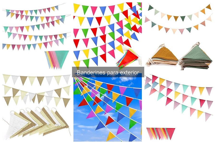 Ventajas de Usar Banderines en Decoración Exterior