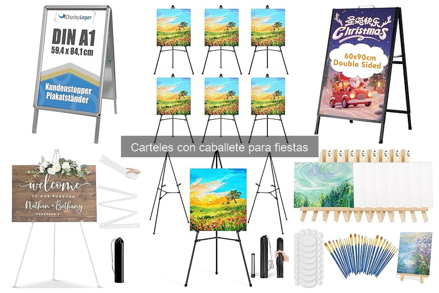 Ventajas de usar carteles con caballete en eventos