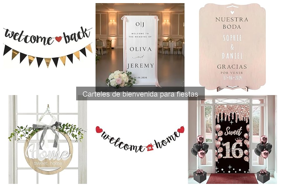Ventajas de Usar Carteles de Bienvenida en Fiestas