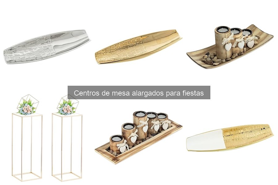 Ventajas de usar centros de mesa alargados en fiestas
