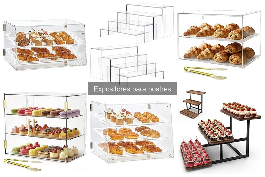 Ventajas de usar expositores para postres en fiestas