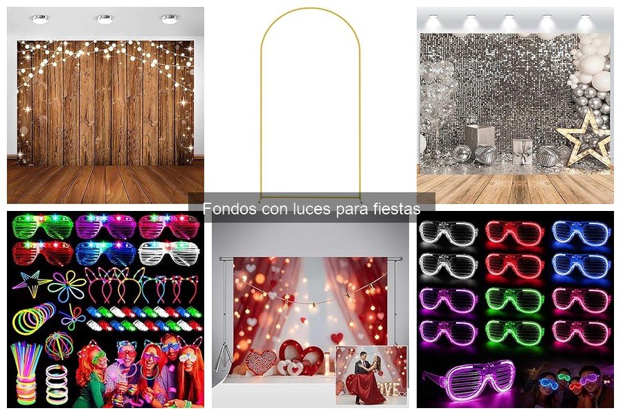 Ventajas de usar fondos con luces en fiestas y eventos