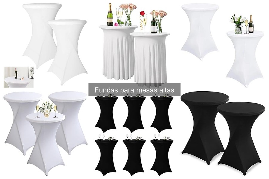 Ventajas de usar fundas para mesas altas en eventos