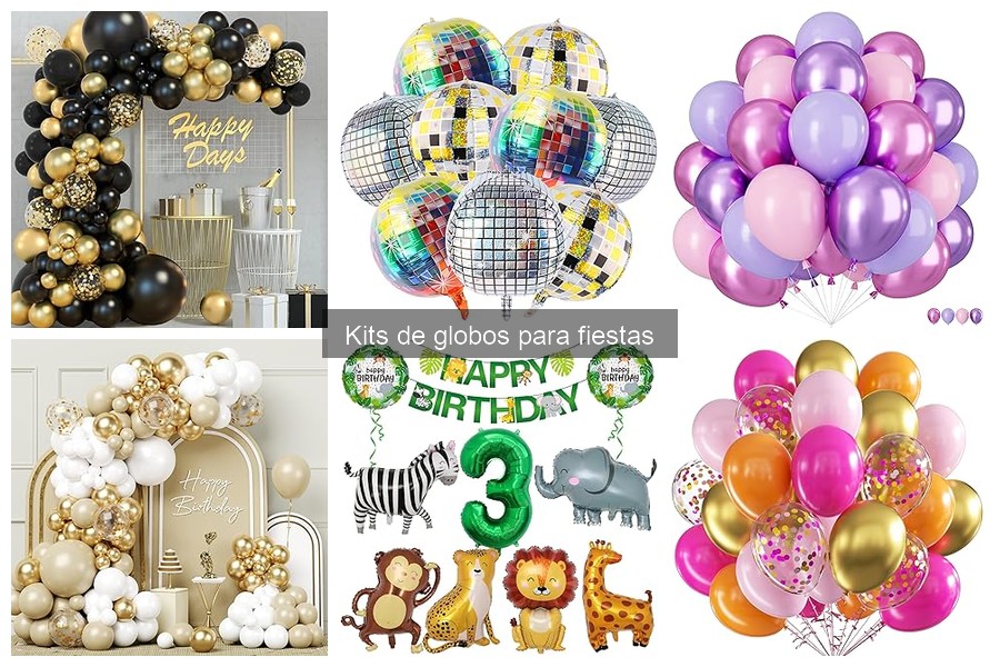 Ventajas de usar kits de globos para decoración de fiestas