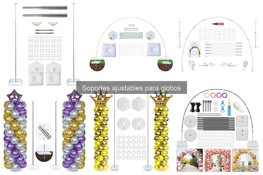 Ventajas de usar soportes ajustables para globos en eventos