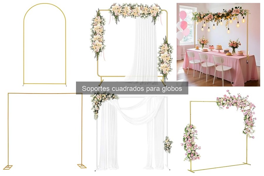 Ventajas de Usar Soportes Cuadrados para Globos en Decoraciones