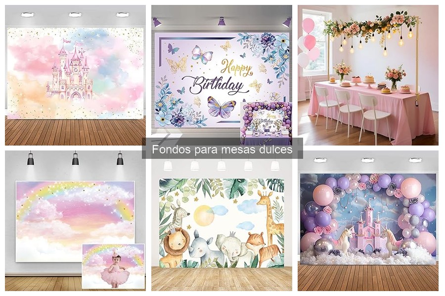 Ventajas de usar un fondo de calidad para mesas dulces