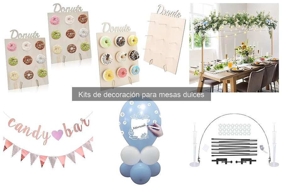 Ventajas de usar un kit de decoración para mesas dulces