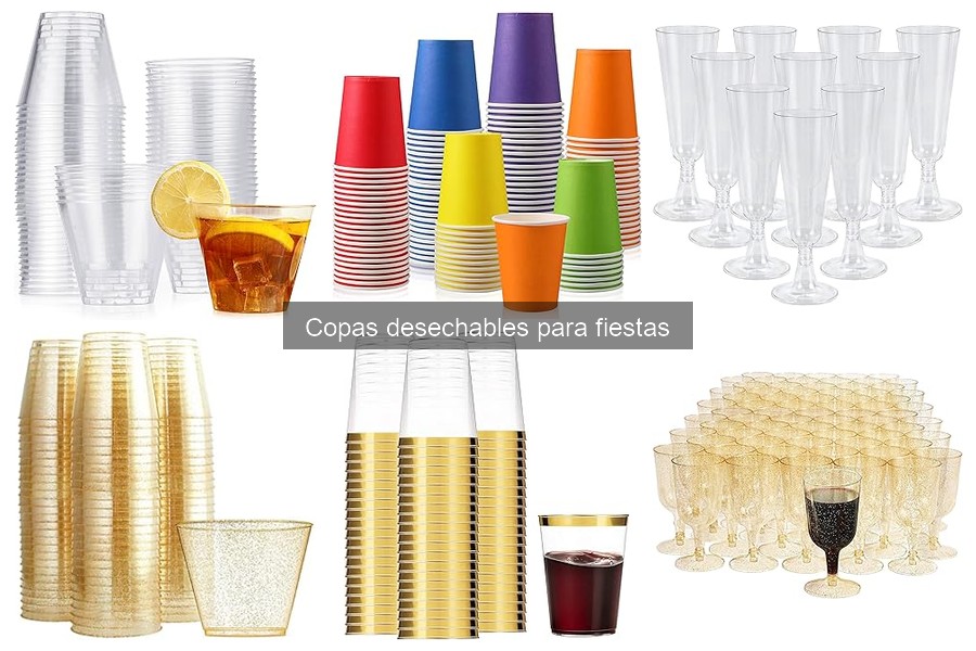 Ventajas y desventajas de las copas desechables para fiestas