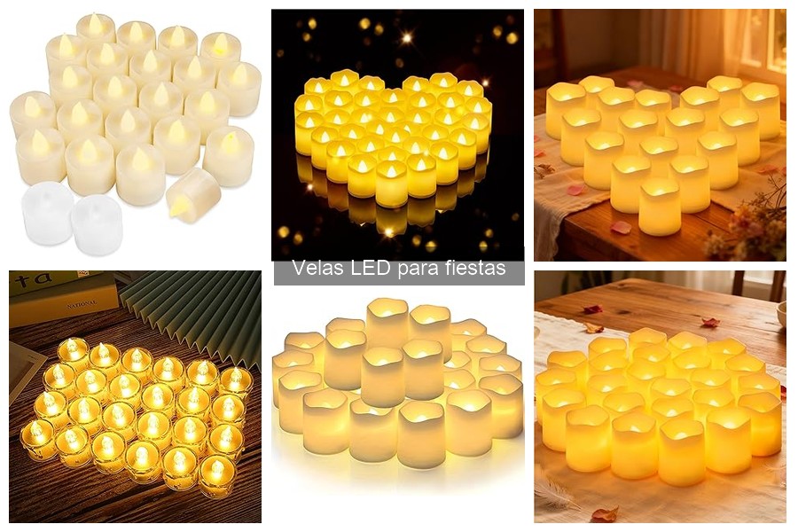 Ventajas y desventajas de las velas LED en eventos